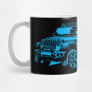 Adventure Awaits: Off-Road Dreams on Wheels - Unleash the Spirit of Jeep in Every Stitch! Mug